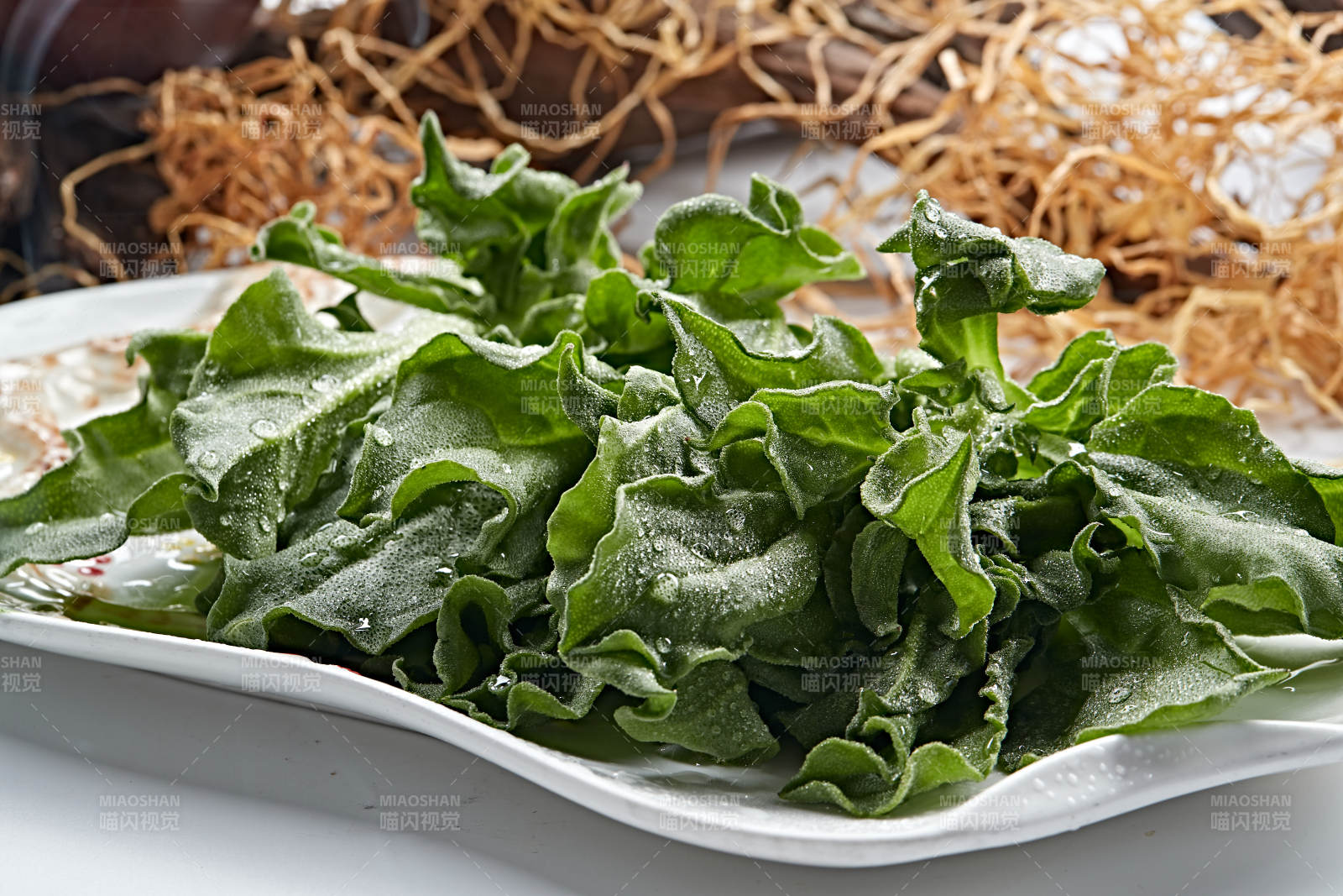 火锅食材鸡毛菜图片