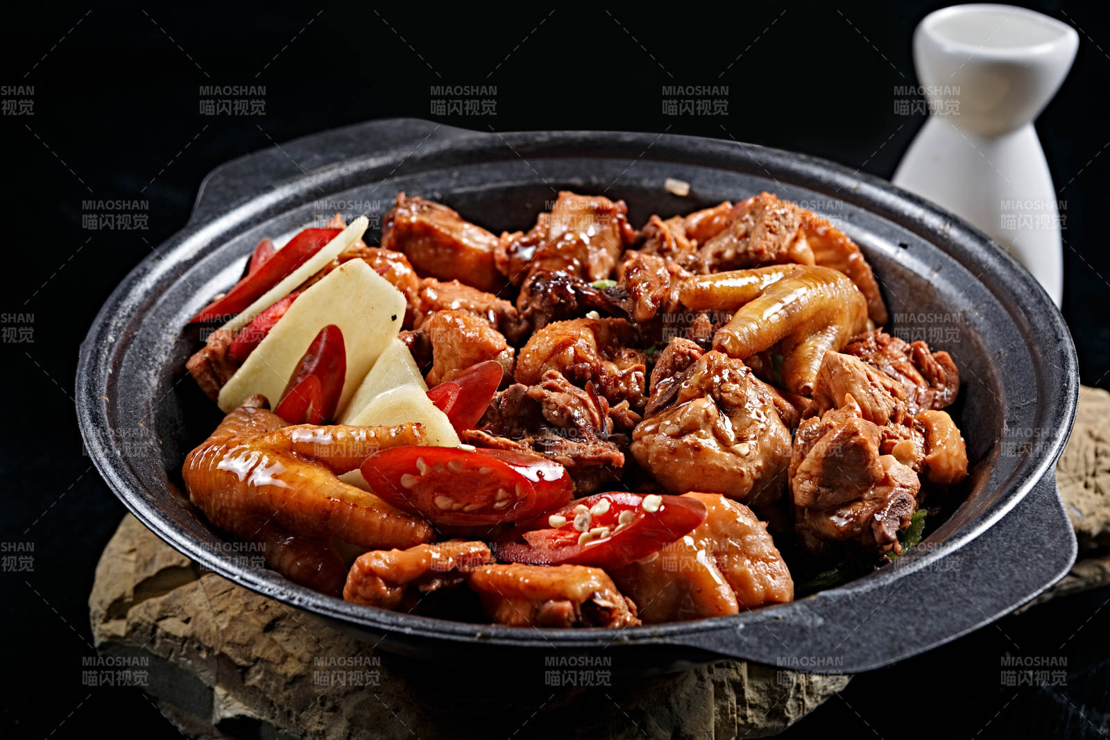 潮汕砂锅一品鸡图片