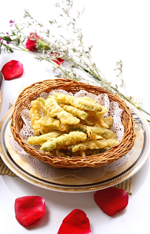 竹筐时蔬天妇罗图片