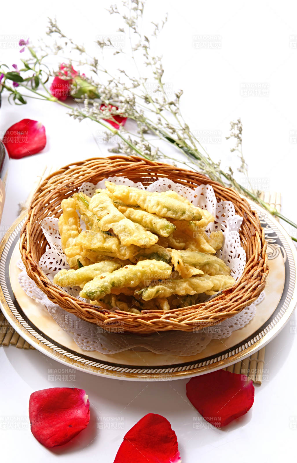 竹筐时蔬天妇罗图片