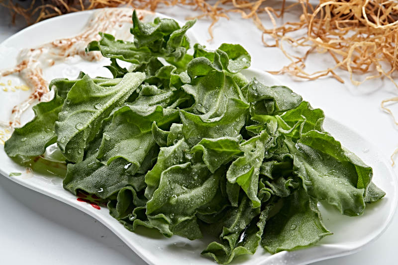 火锅食材鸡毛菜图片