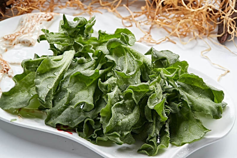 火锅食材鸡毛菜图片