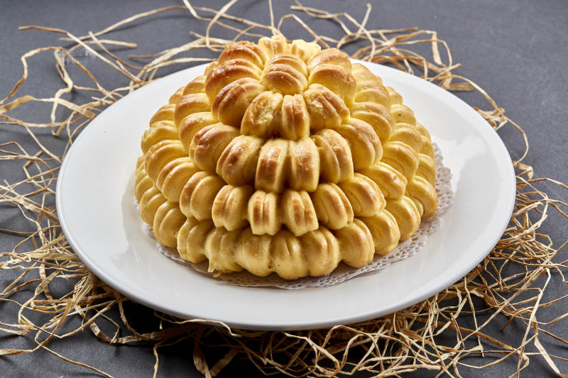 面点主食香烤大花馍花开富贵图片