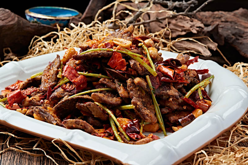 湘西土匪猪肝炒酒鬼花生图片