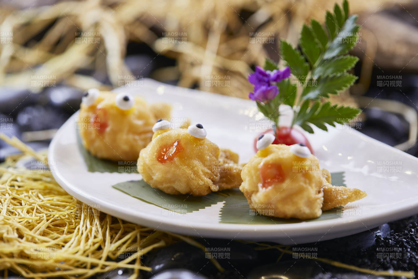 茶餐小点金鱼酥图片