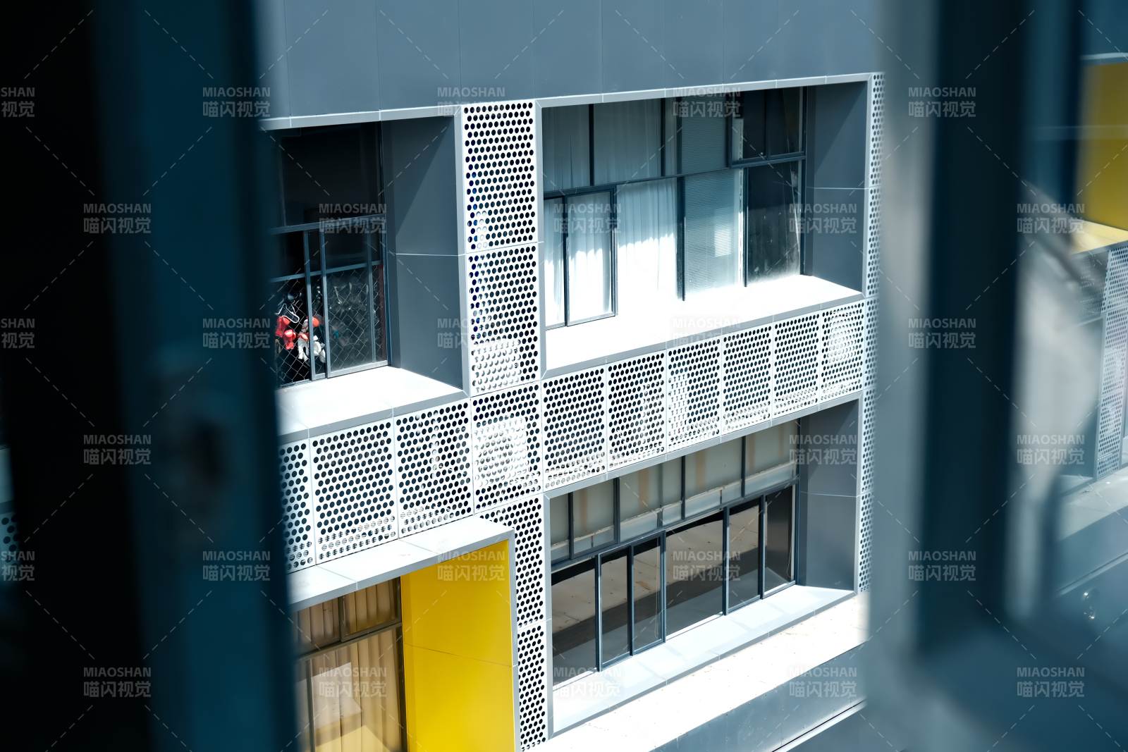 现代建筑窗景图片