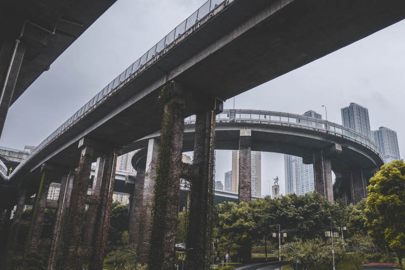 山城重庆立体交通图片