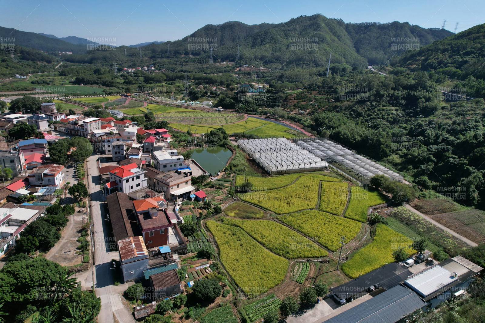 漳州 山村田园风光图片