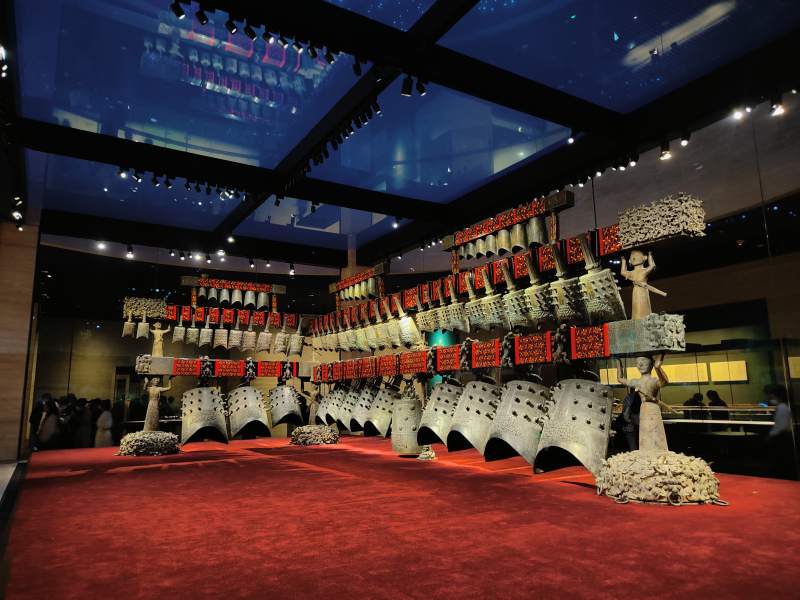 编钟陈列展厅图片