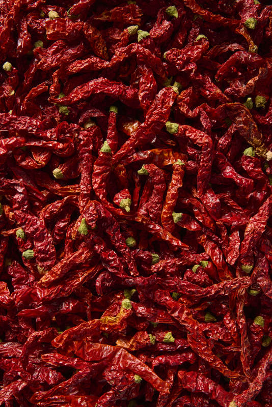 红辣椒堆图片