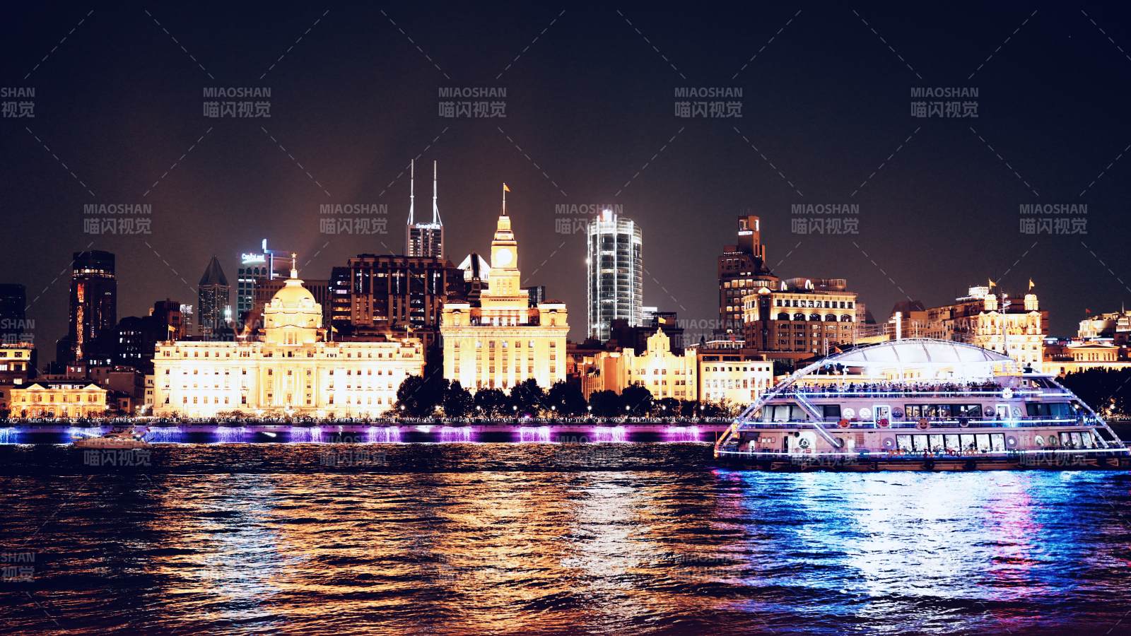 夜上海 灯火辉煌图片