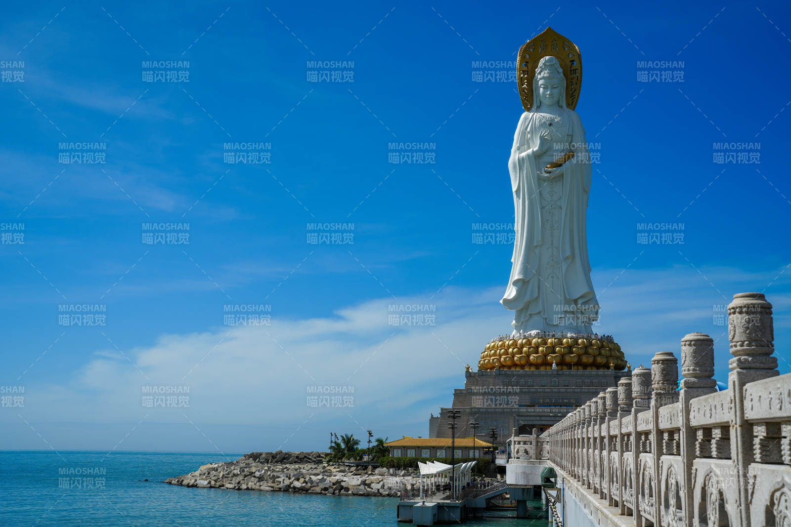 三亚南海观音雕像图片