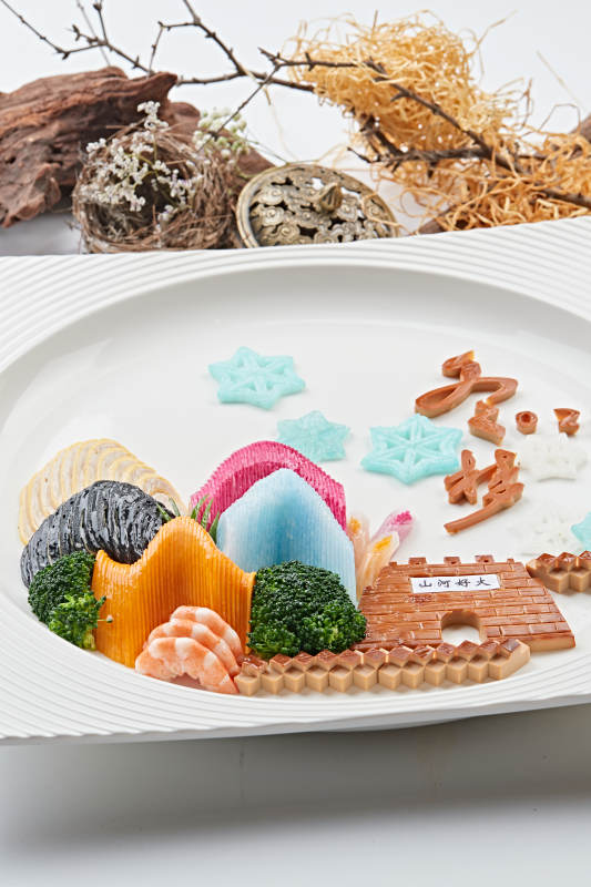 制作精美的艺术凉菜图片