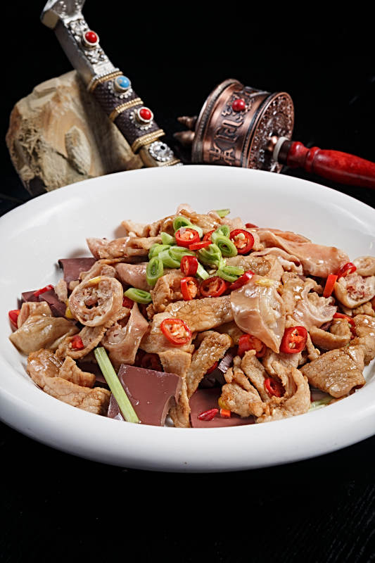 塞北农家杀猪菜图片