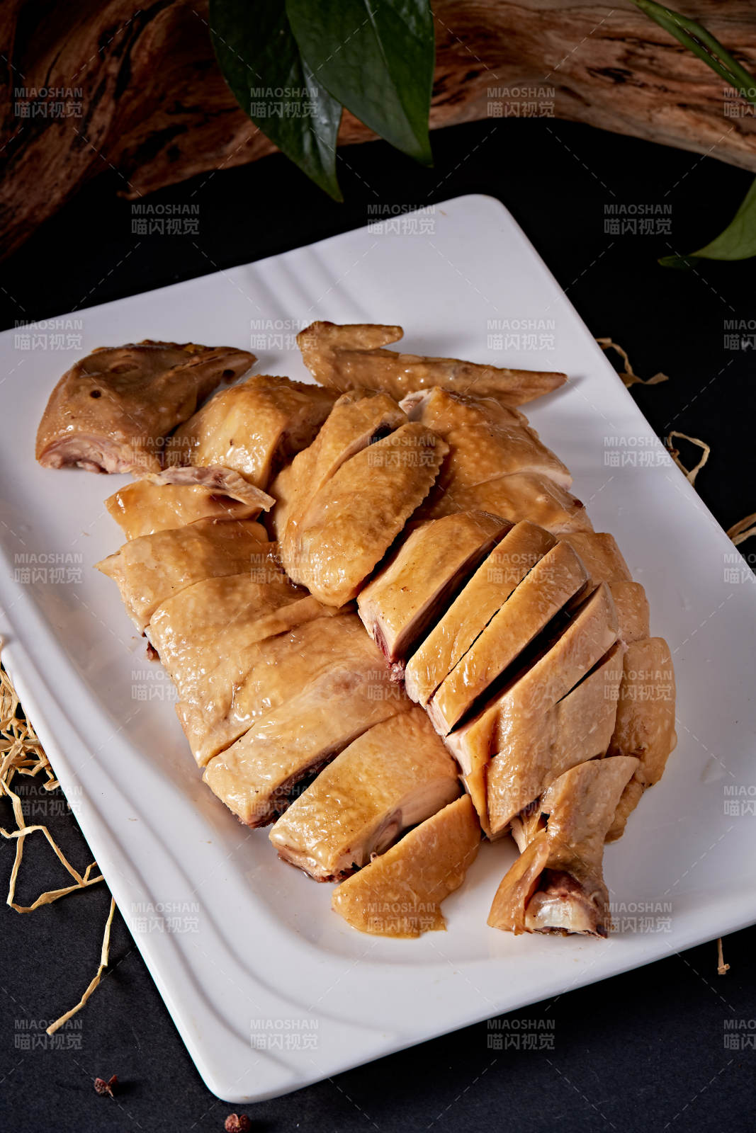 港式白切盐水鸡图片