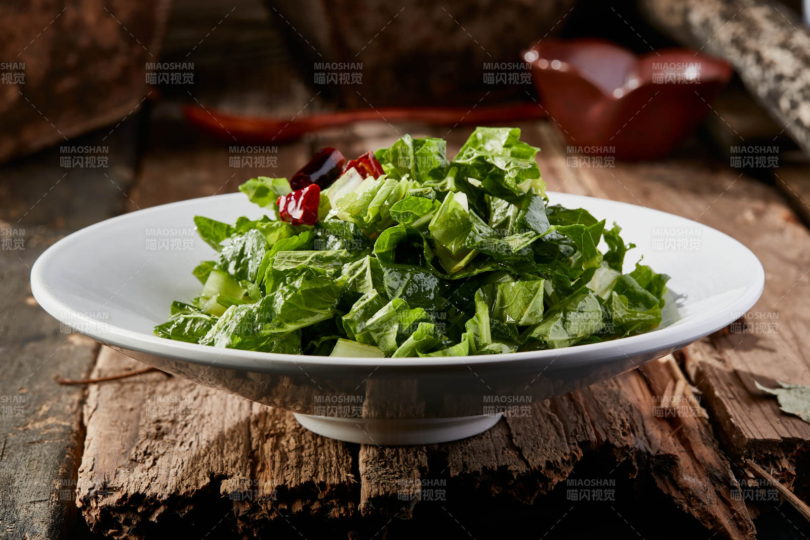 飘香炝拌小白菜图片