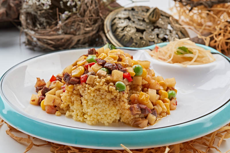 扬州炒饭小米饭图片