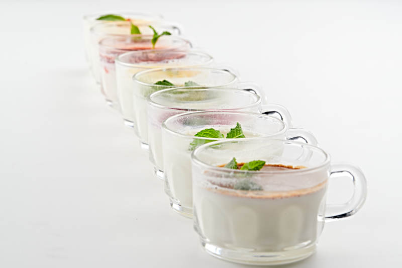 自制美味草原风味的多口味纯醸老酸奶图片