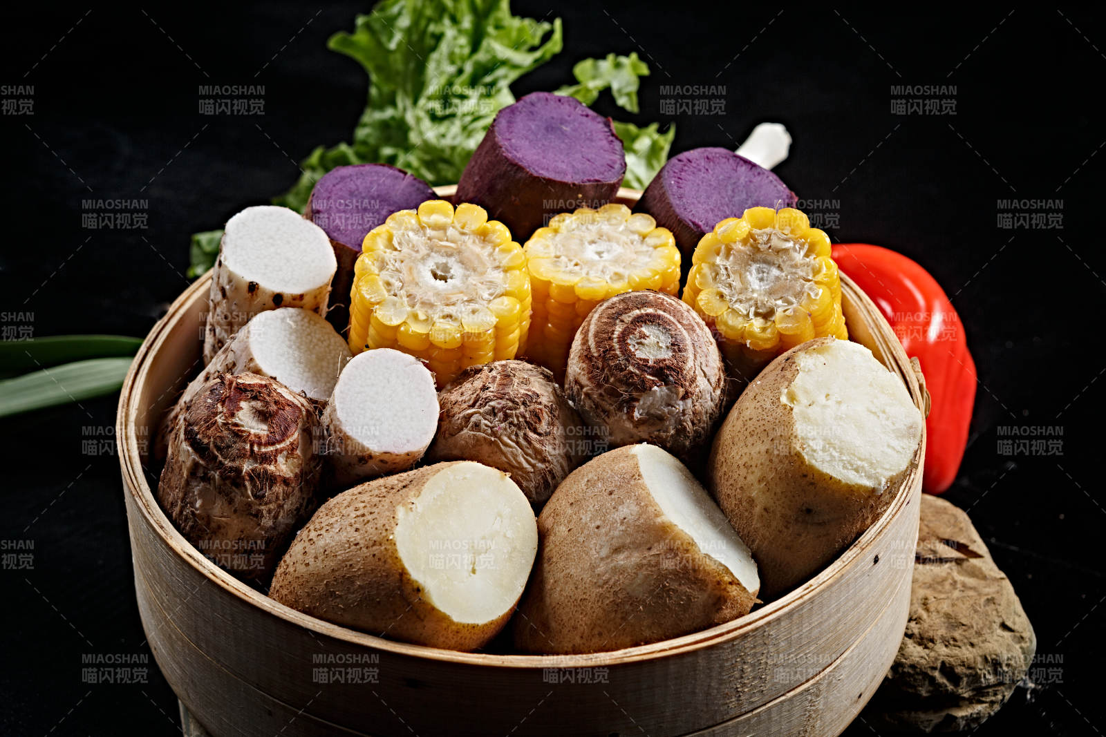 香蒸五谷丰登图片