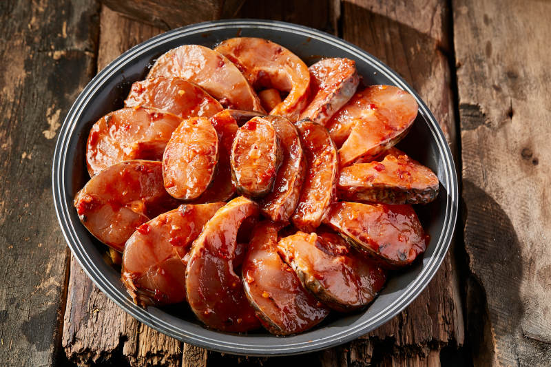 黄焖野生大鱼排图片