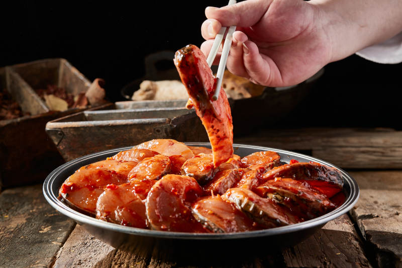 黄焖野生大鱼排图片