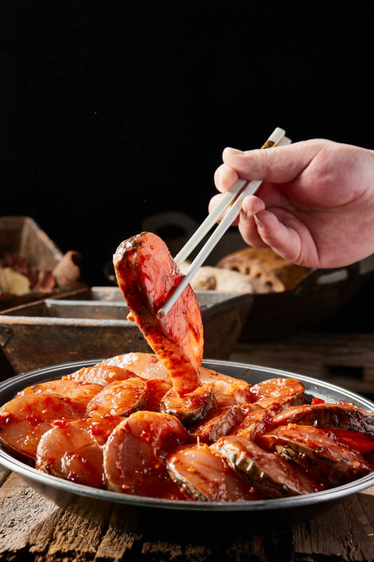 黄焖野生大鱼排图片