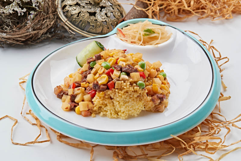 扬州炒饭小米饭图片