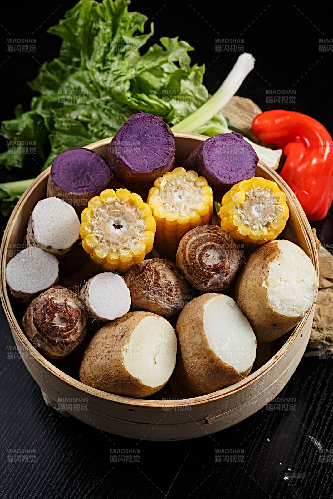 香蒸五谷丰登图片