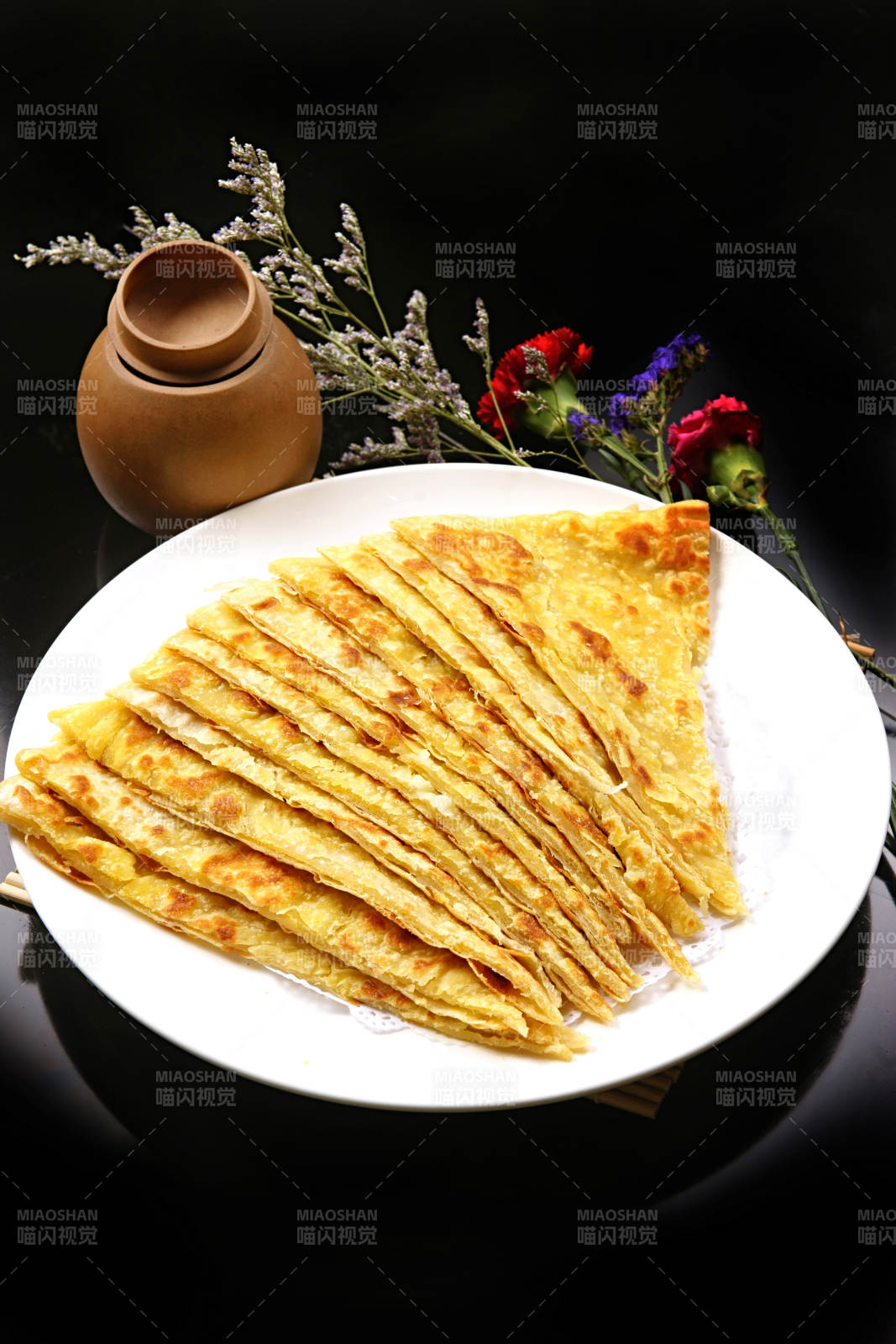 手工烙大饼图片