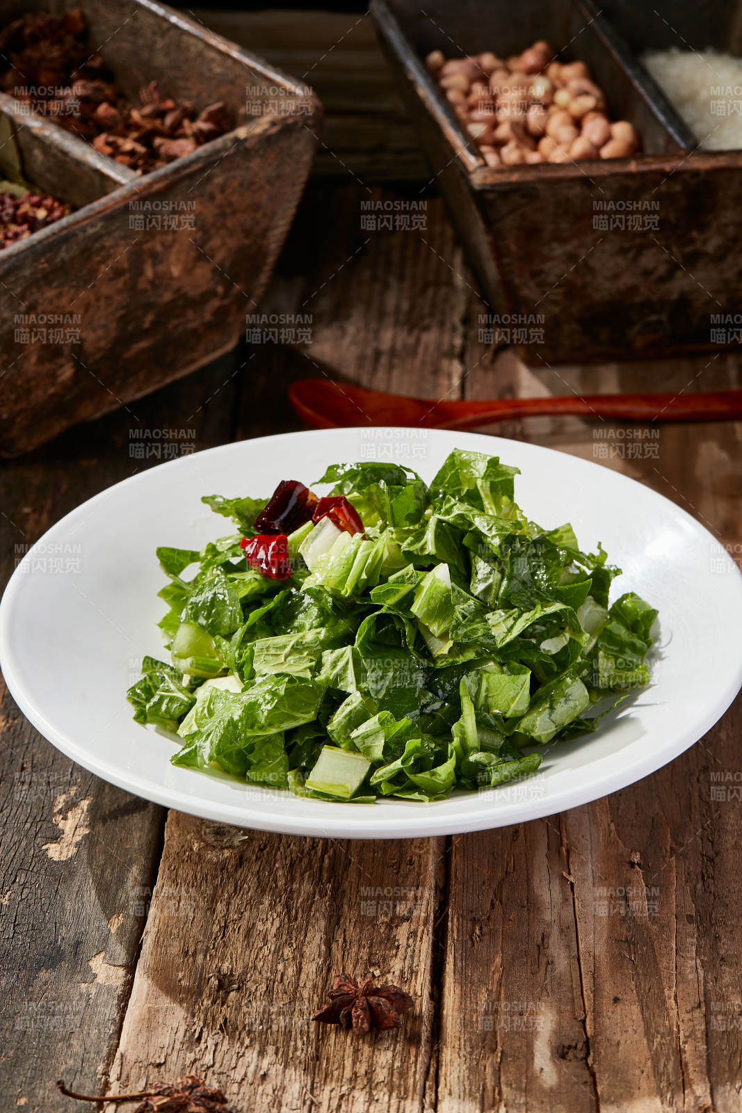 飘香炝拌小白菜图片