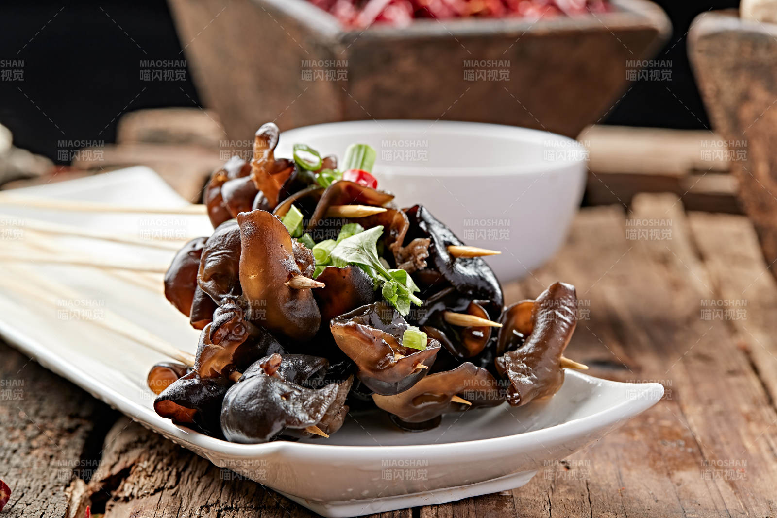 冷锅串串黑木耳图片