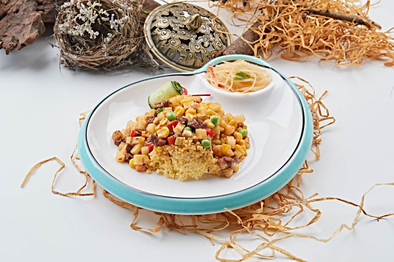 扬州炒饭小米饭图片