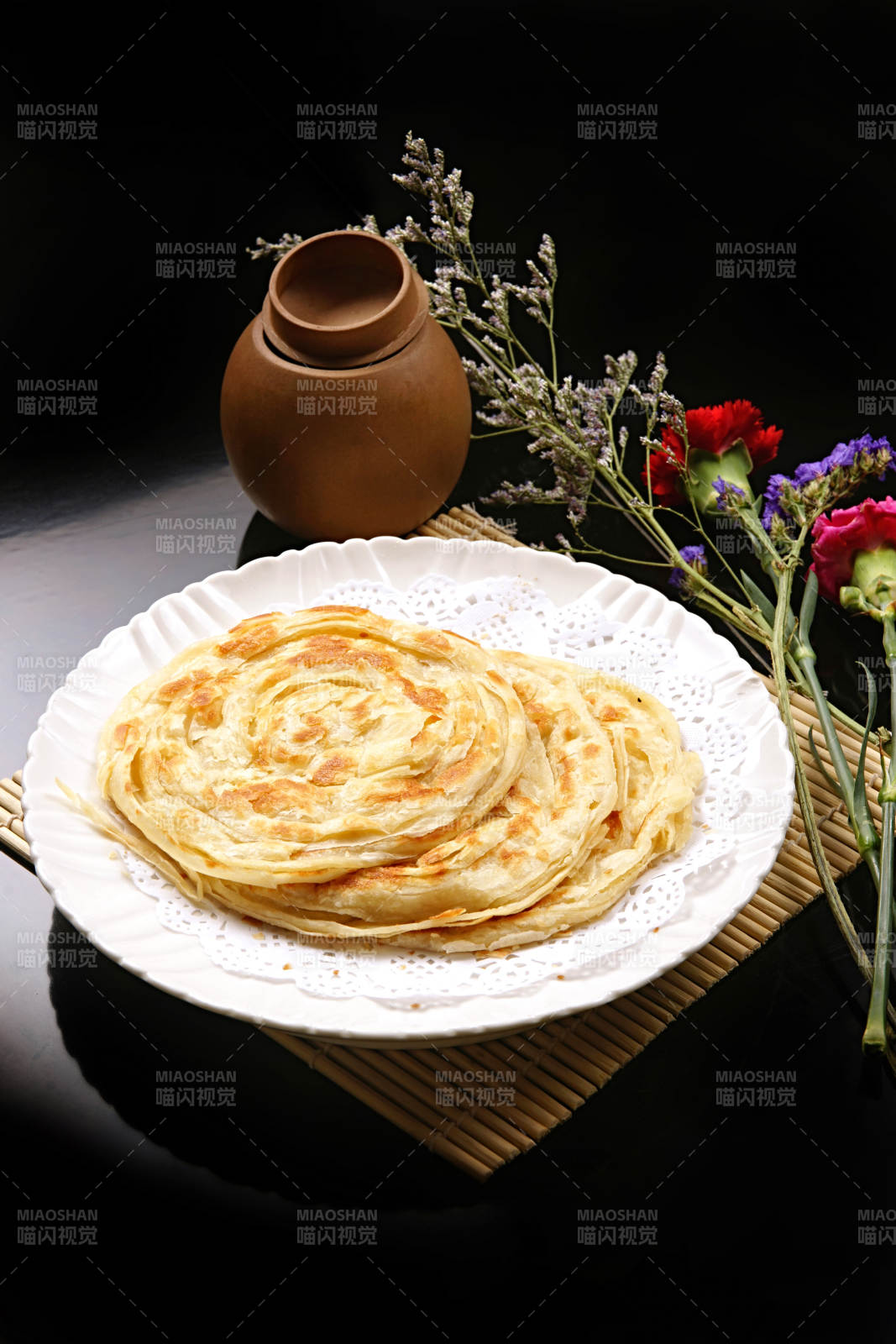 现烙手抓饼图片