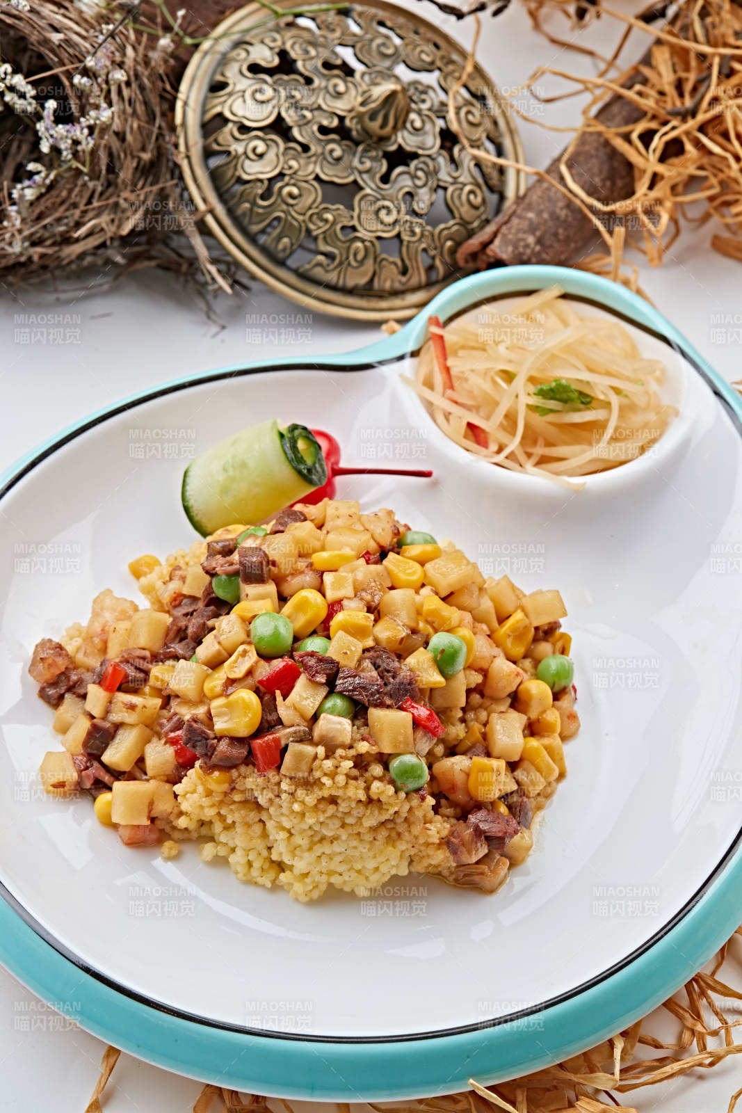 扬州炒饭小米饭图片