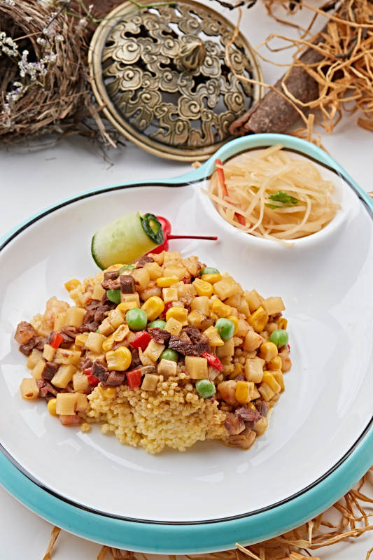 扬州炒饭小米饭图片