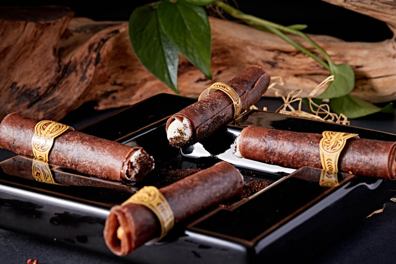 仿真虾肉春卷雪茄图片