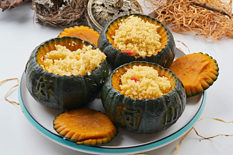 忆苦思甜南瓜小米饭图片