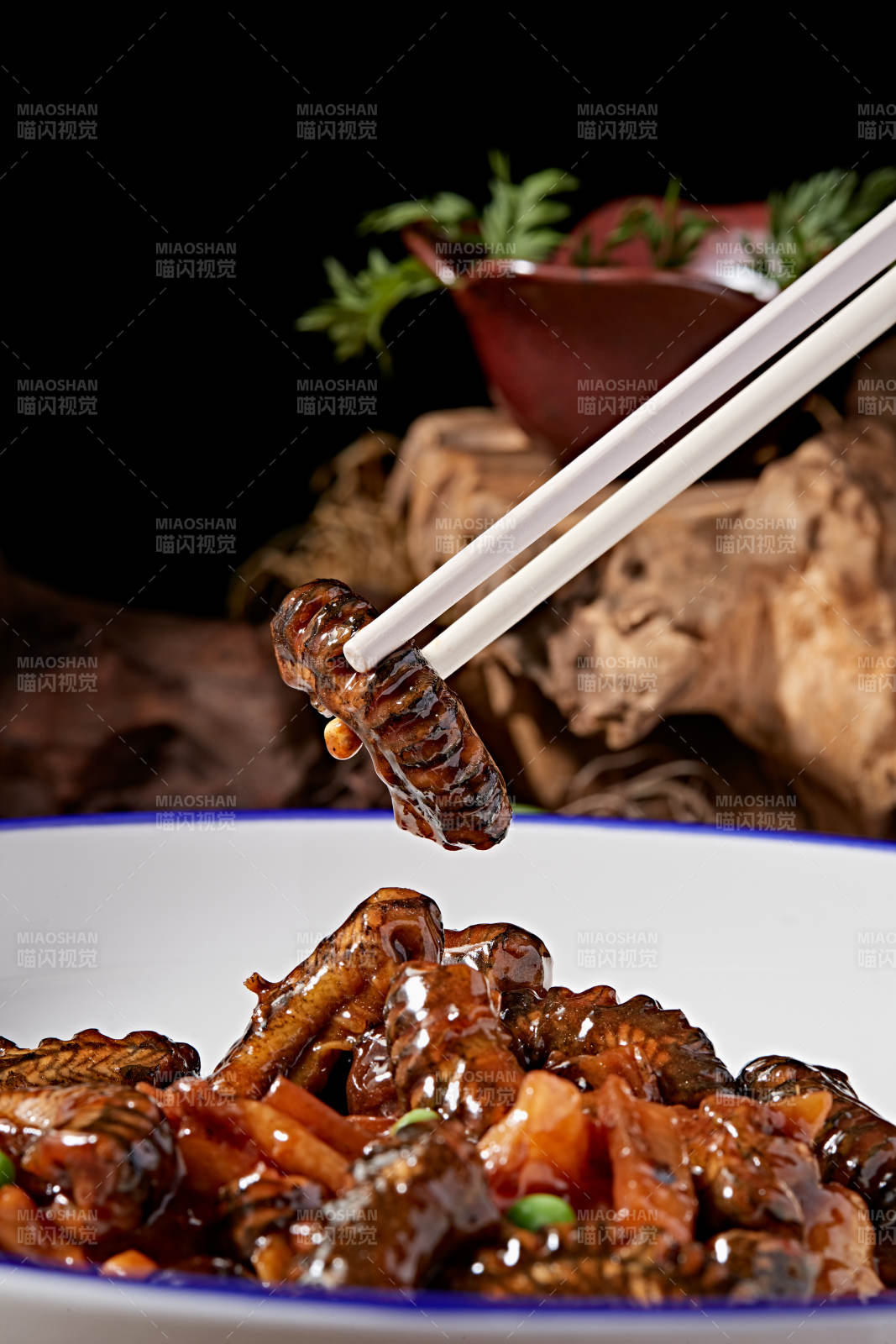 XO酱红烧鳝鱼段图片