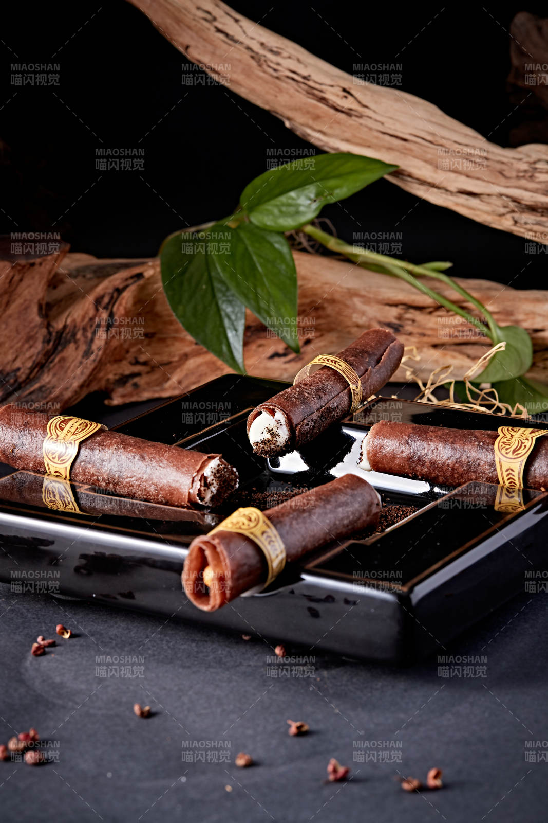 仿真虾肉春卷雪茄图片