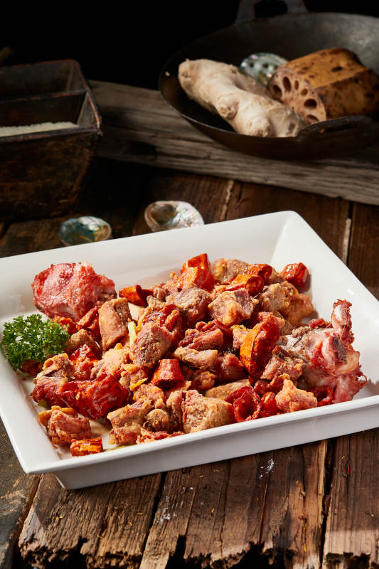 油炸香辣火鸡腿图片