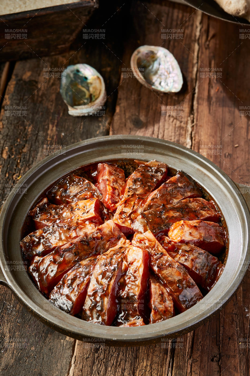 黄焖野生大鱼排图片