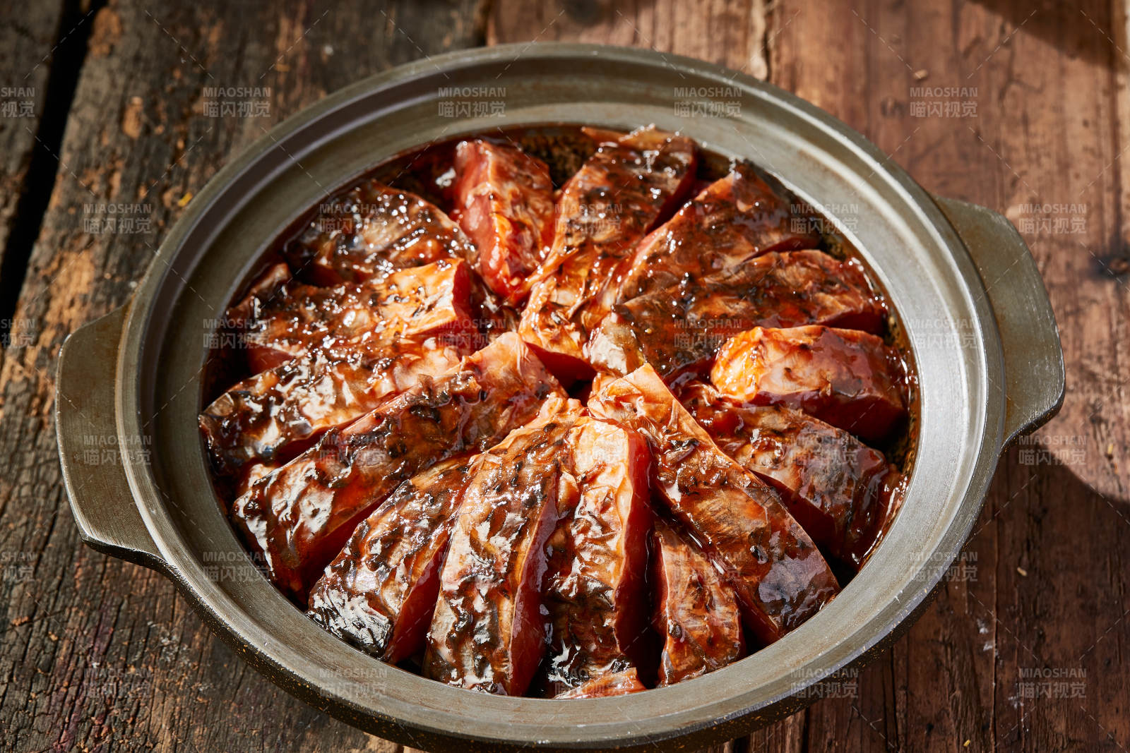 黄焖野生大鱼排图片