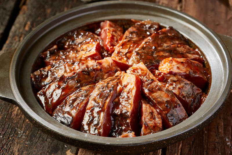 黄焖野生大鱼排图片