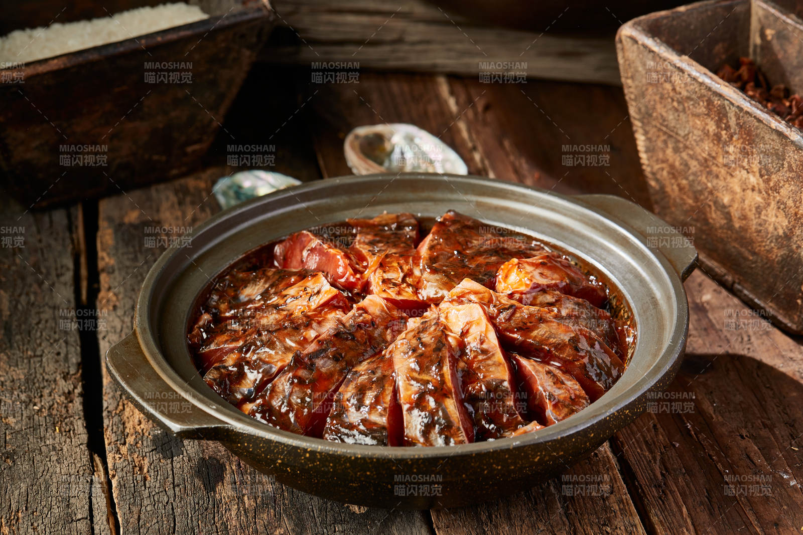 黄焖野生大鱼排图片