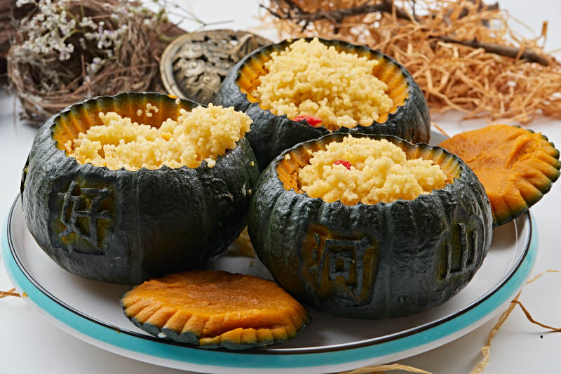 忆苦思甜南瓜小米饭图片