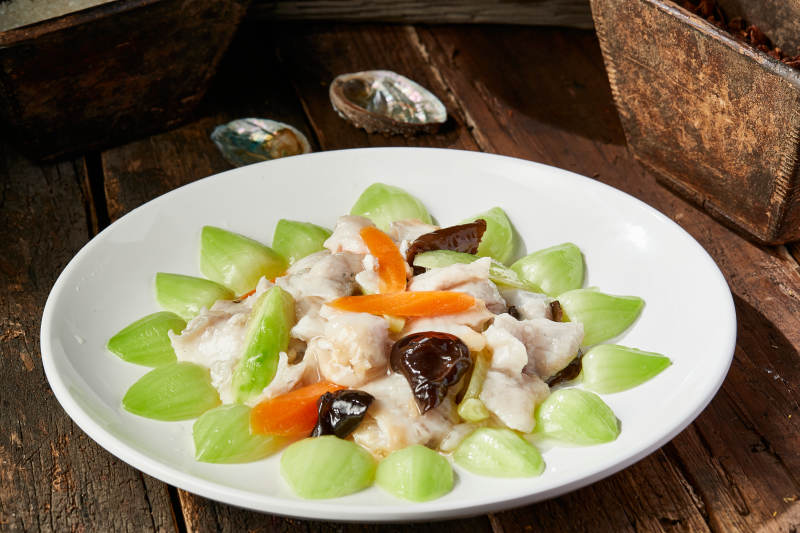 糟溜野生草鱼片图片