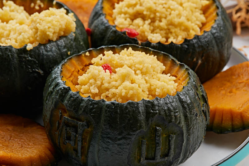 忆苦思甜南瓜小米饭图片