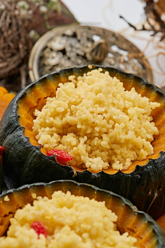 忆苦思甜南瓜小米饭图片