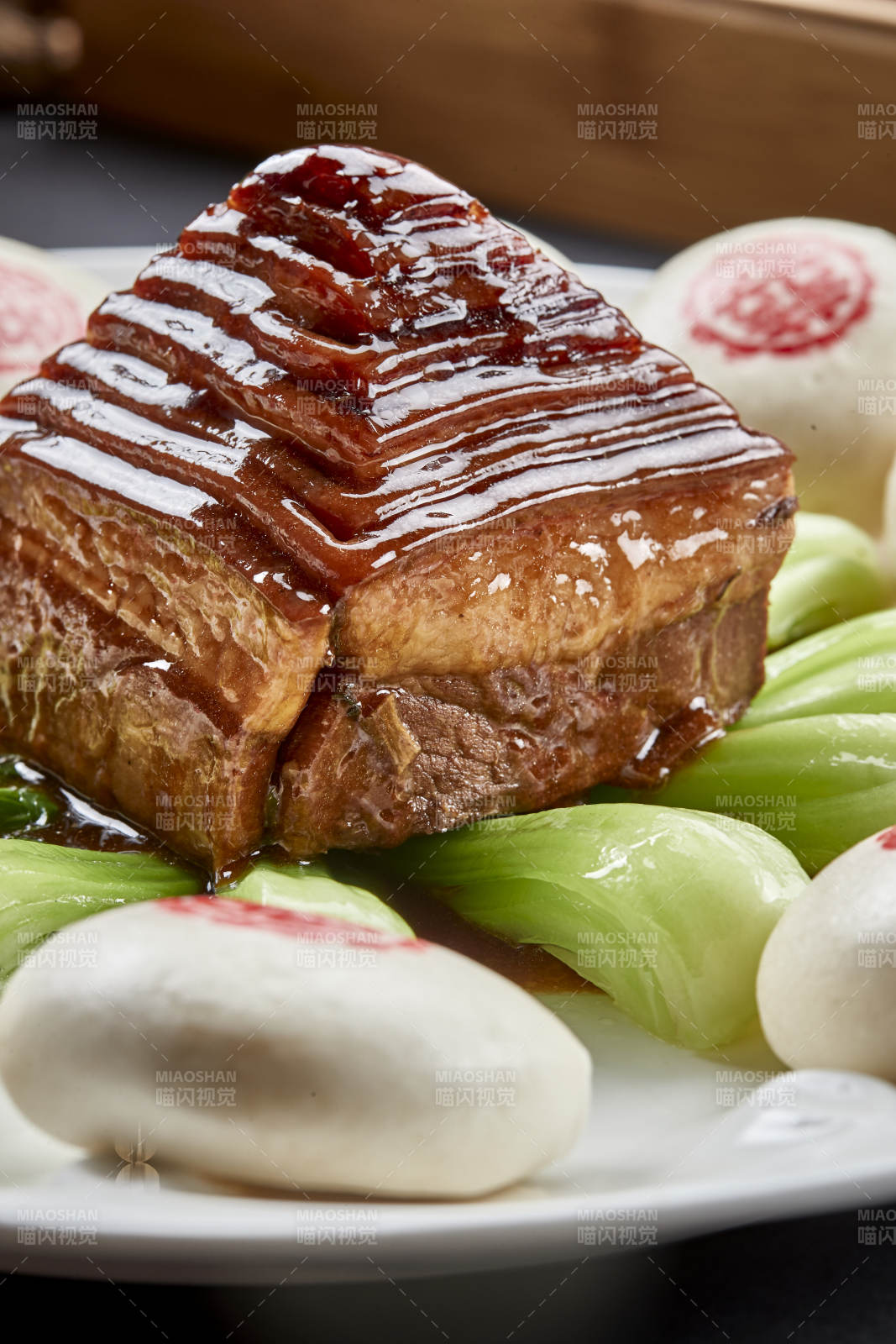 婚宴美食红喜花馍宝塔肉图片