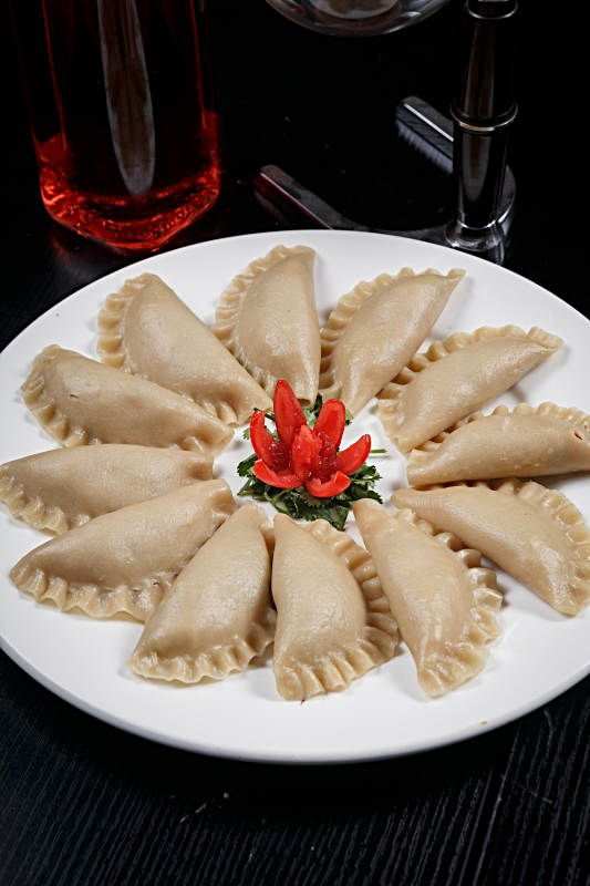 锅巴莜面蒸饺图片